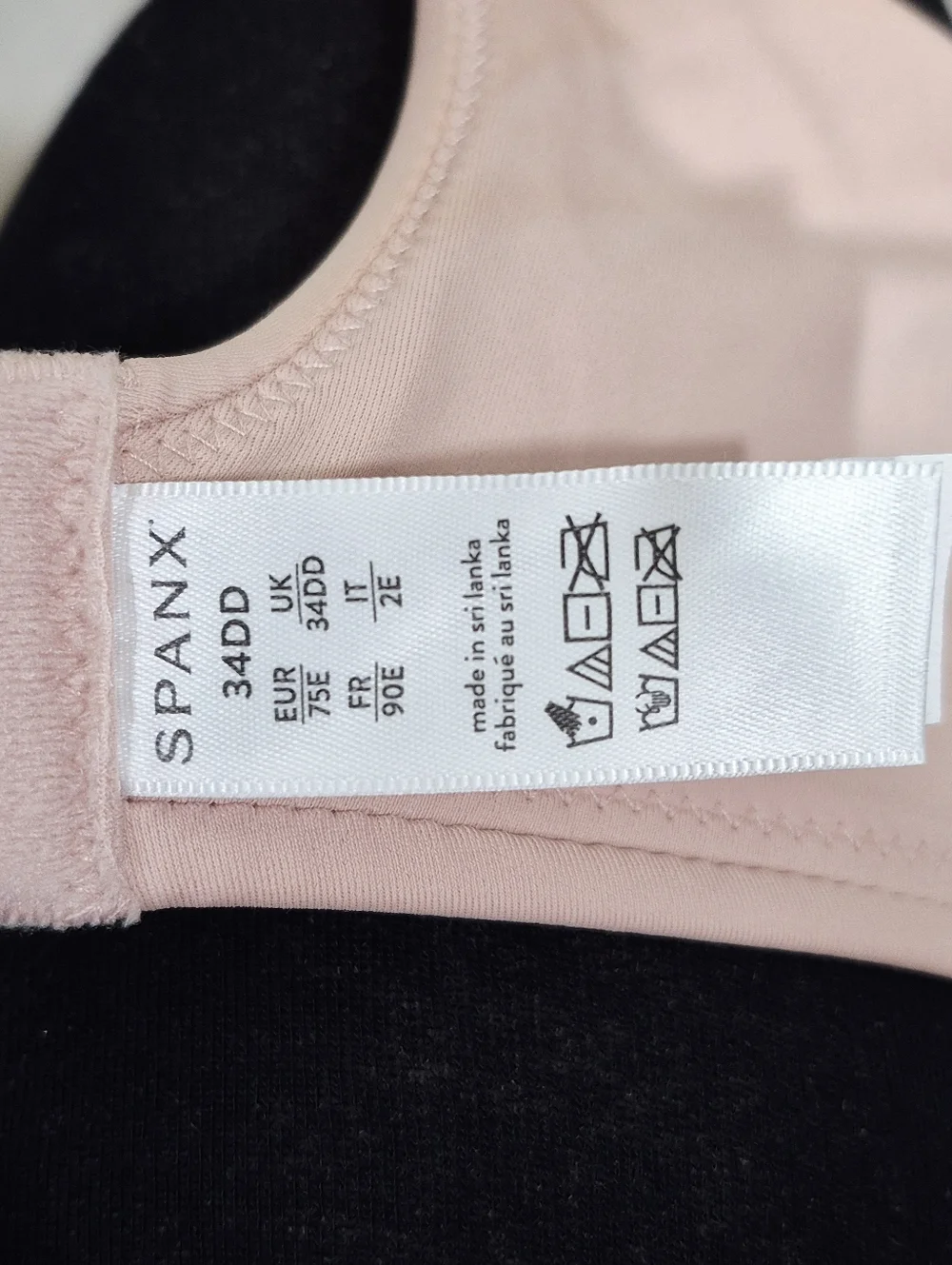 34DD Spanx 30035R Low Profile Minimizer Underwire Bra Beige - Picture 5 of 9